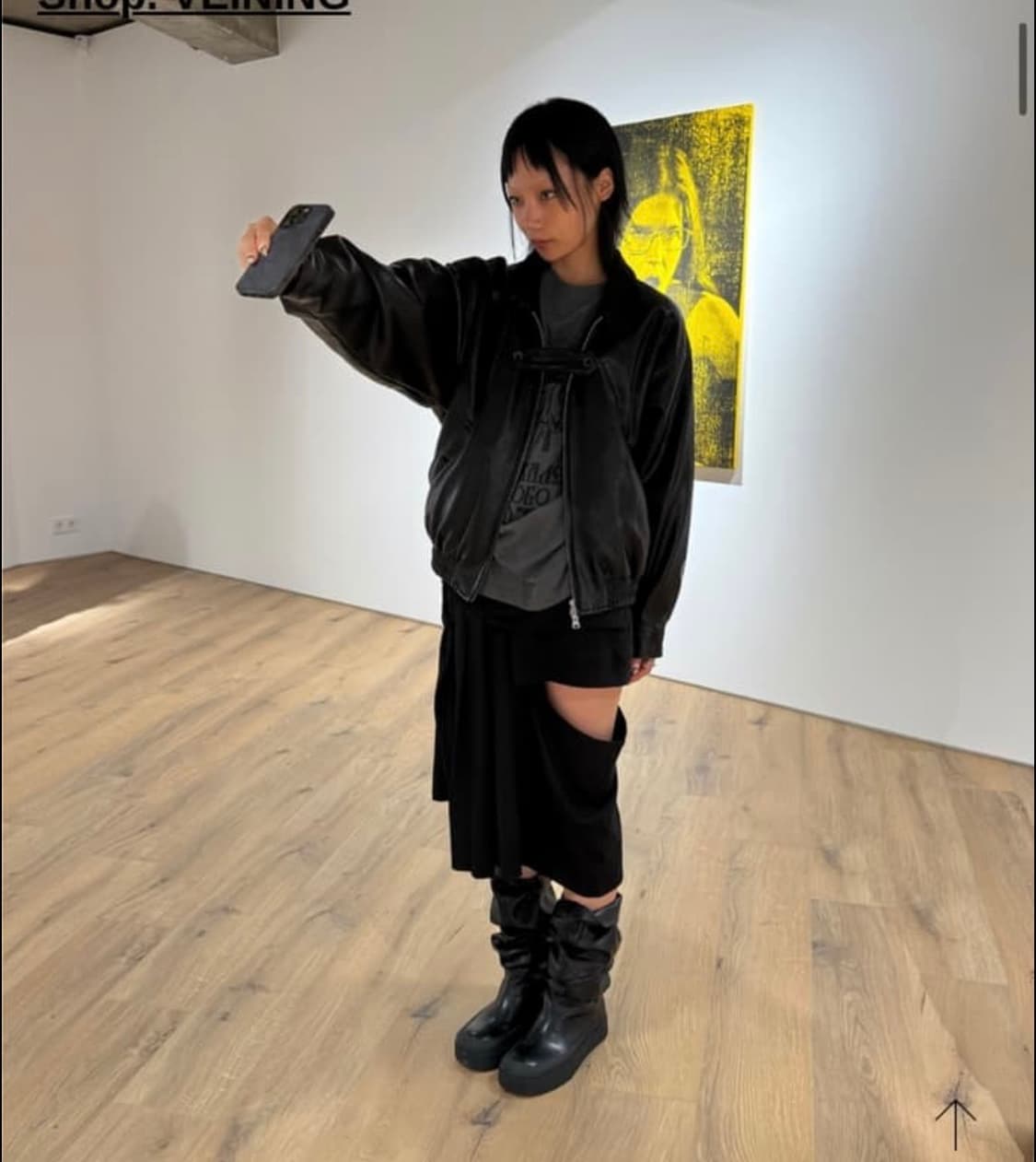 (구해요) 베이닝 veining 미디스커트  상품이미지2