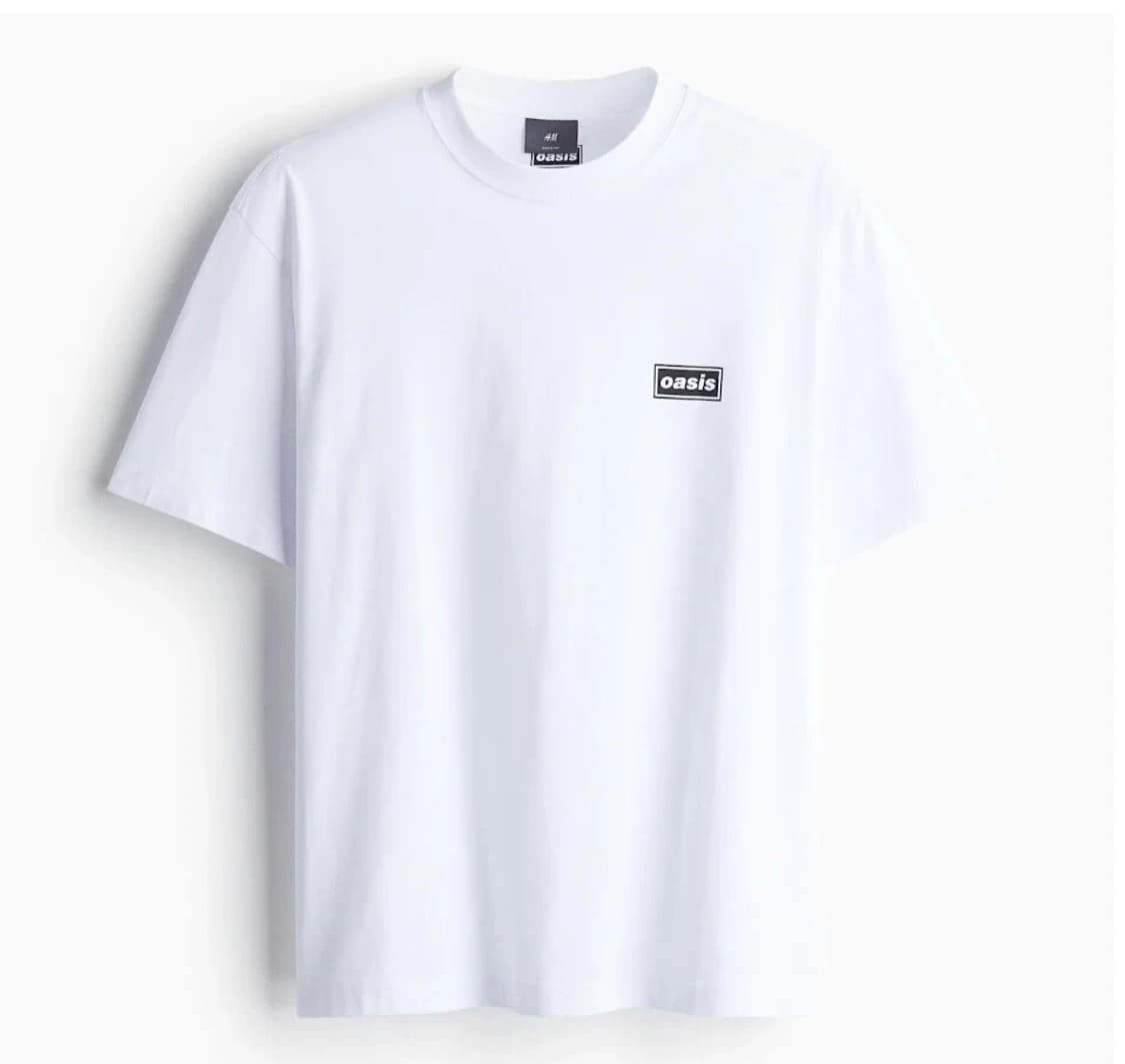 미개봉신품) 오아시스 x h&m 루즈핏 티셔츠 M 상품이미지3