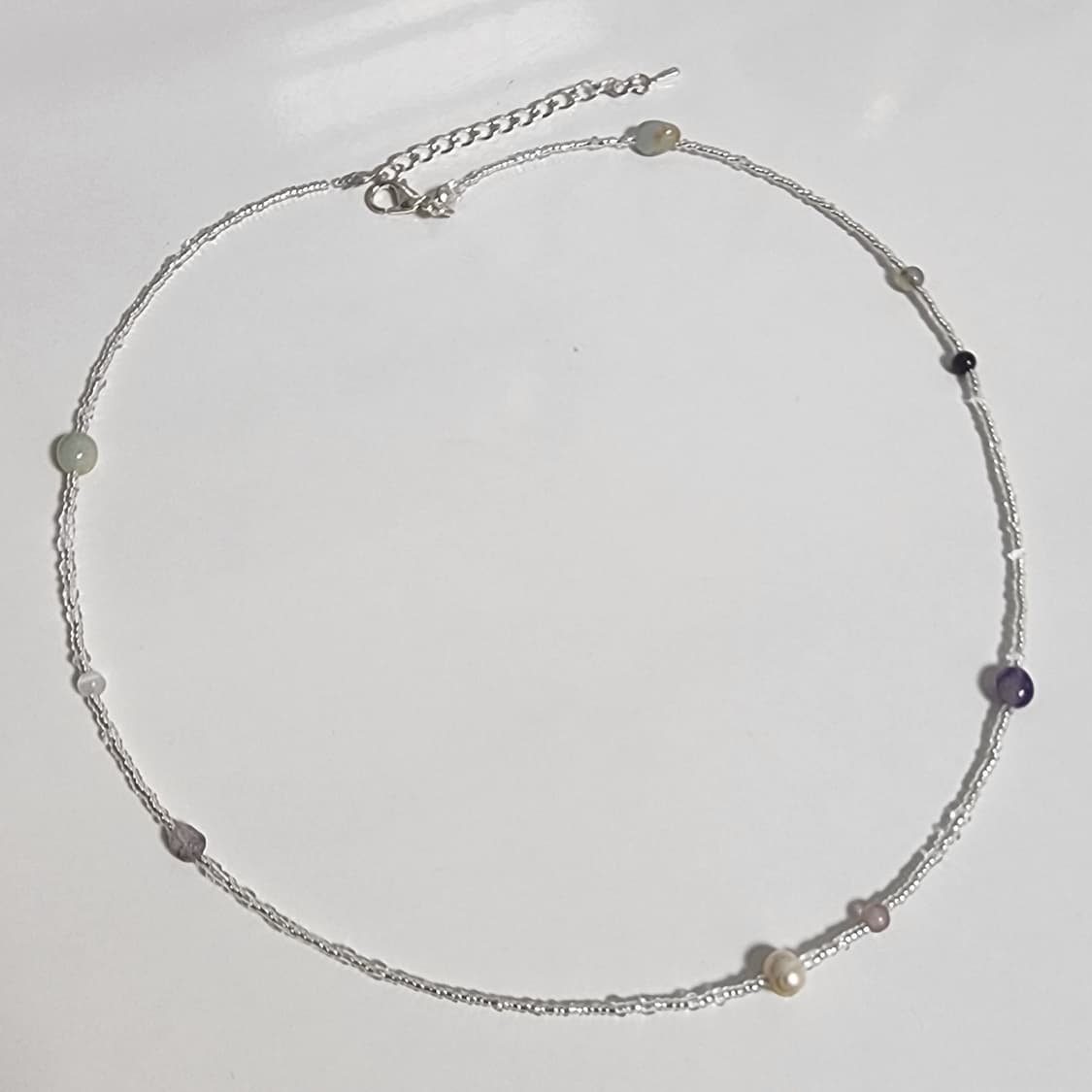 여자 원석 심플 목걸이 상품이미지3