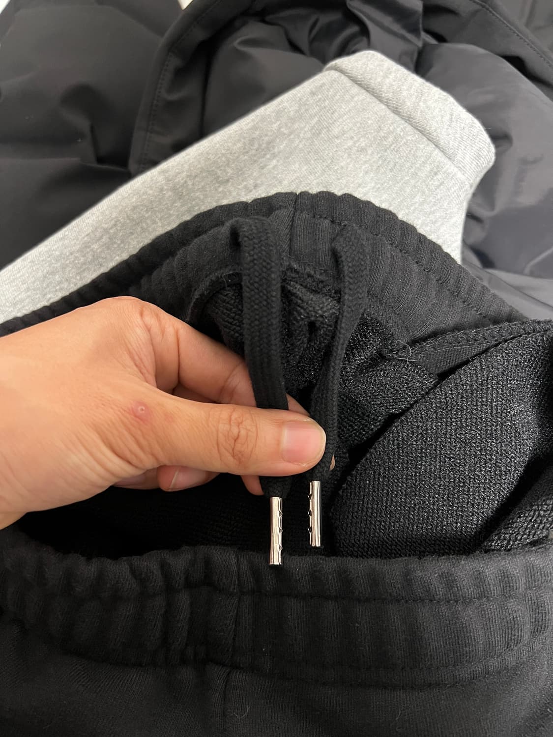 무신사 스탠다드 리사이클 라운지 스웨트 팬츠 / 블랙 상품이미지5