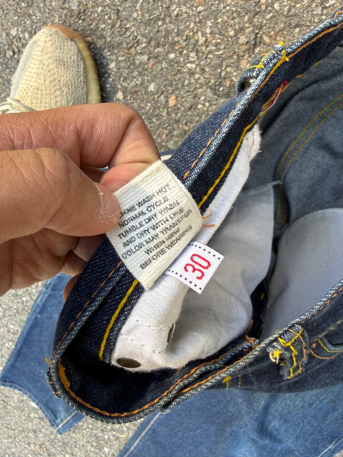 00s Evisu Lot 2006 Denim Pants 상품이미지7