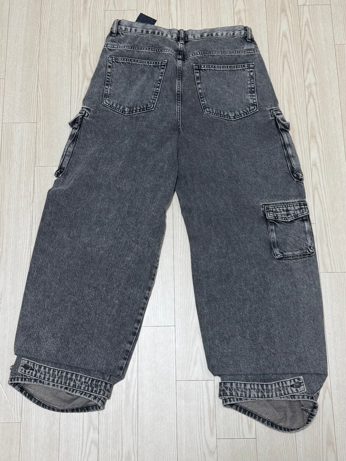 자라 유틸리티 카고 진  블랙 / 42 사이즈 상품이미지2