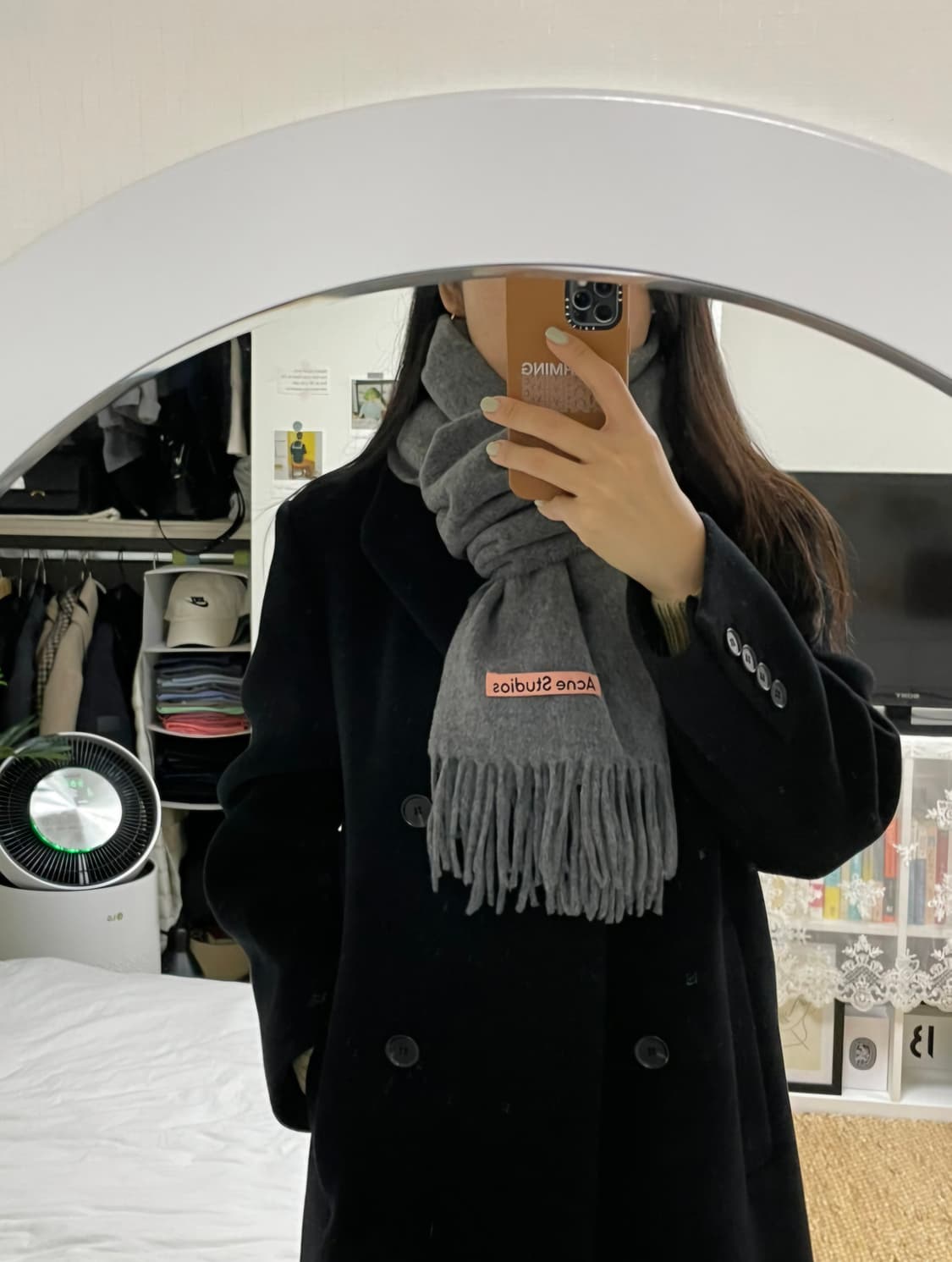 아크네 스튜디오
캐나다 뉴 오버사이즈 울 머플러 목도리  상품이미지6