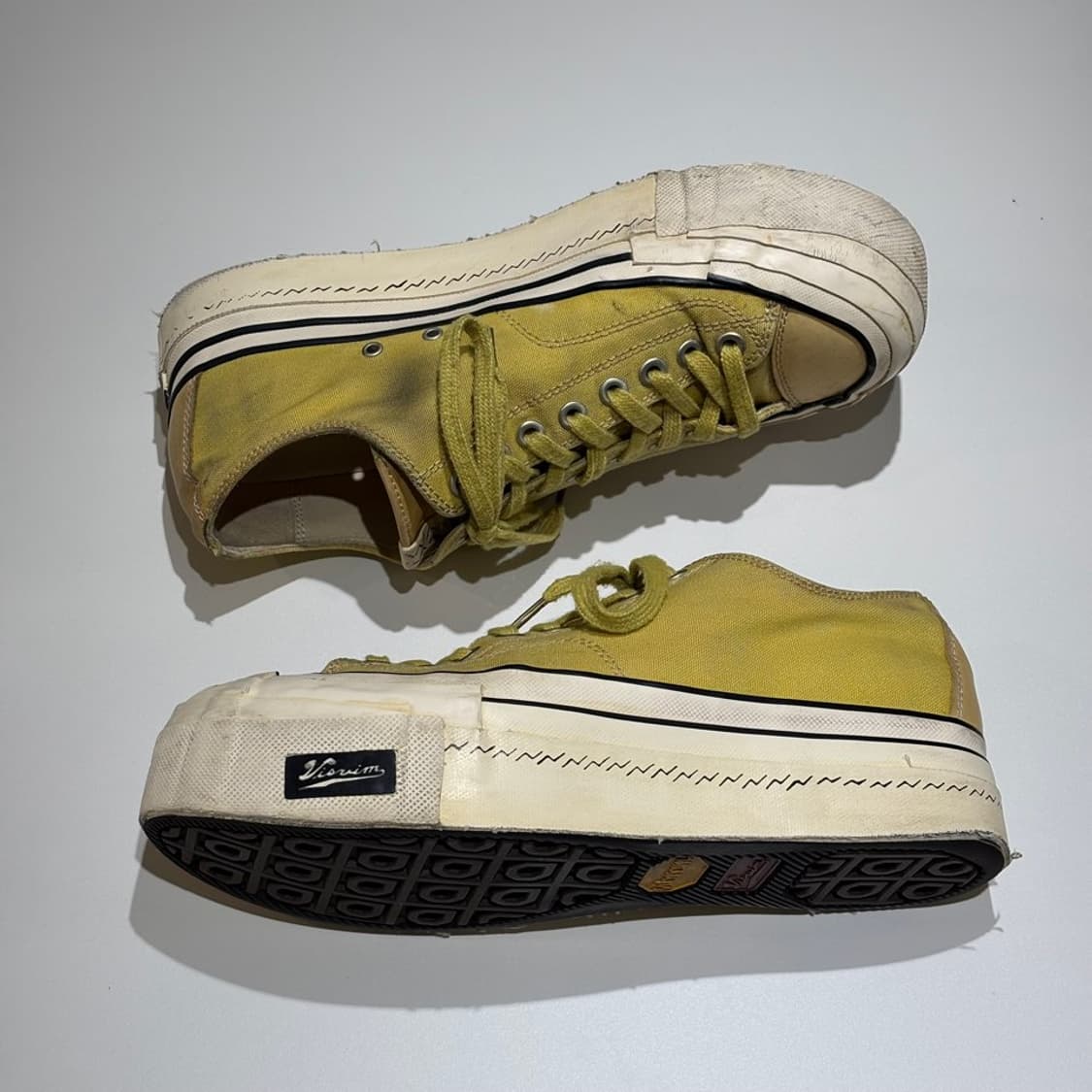 9) 비즈빔 visvim 스캐그웨이 지패턴 옐로우 상품이미지3