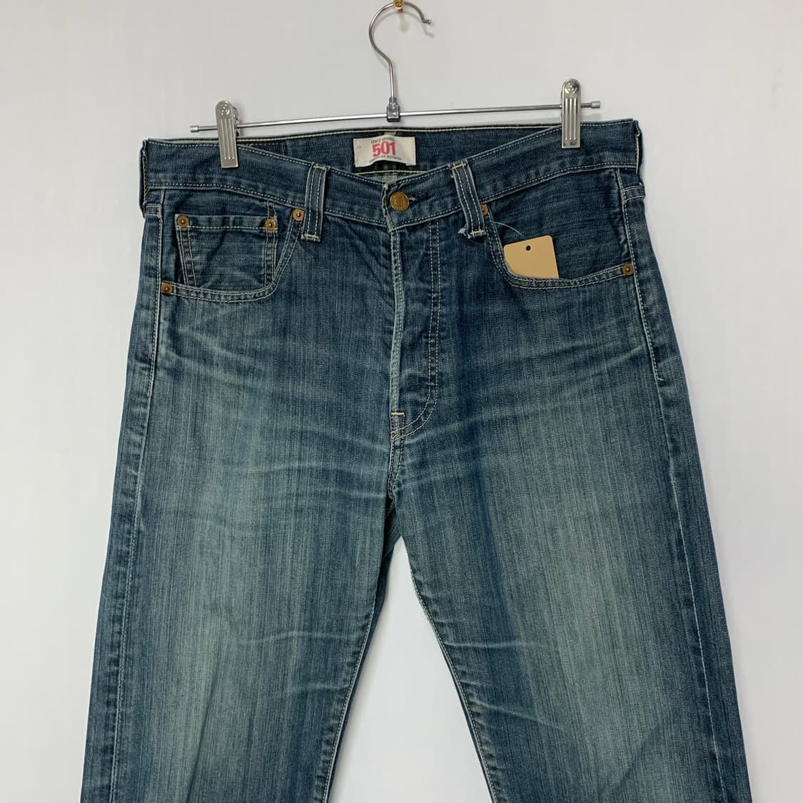 리바이스 501 데님 팬츠 빈티지 워싱진 00s y2k 32인치 상품이미지2