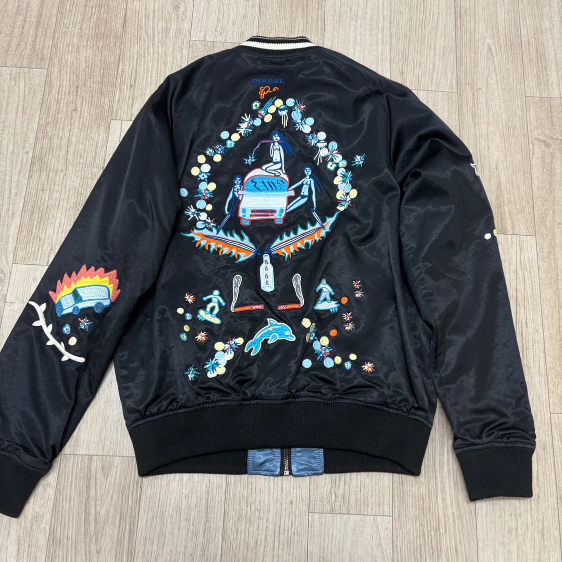 디젤 스카잔 리버시블 봄버자켓 상품이미지4