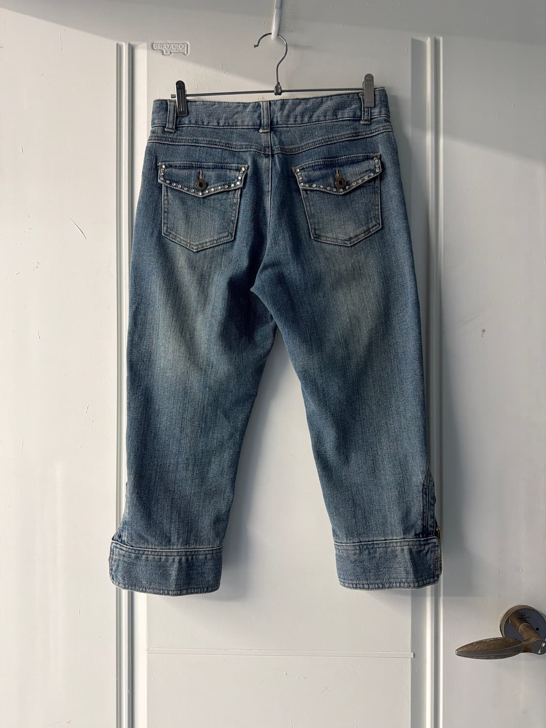 일본빈티지 옆트임 카프리 데님팬츠 상품이미지9