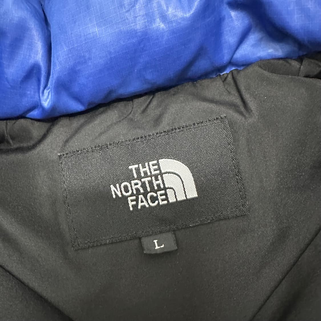 노스페이스 써밋 850 블루 덕다운 패딩조끼 L 상품이미지8