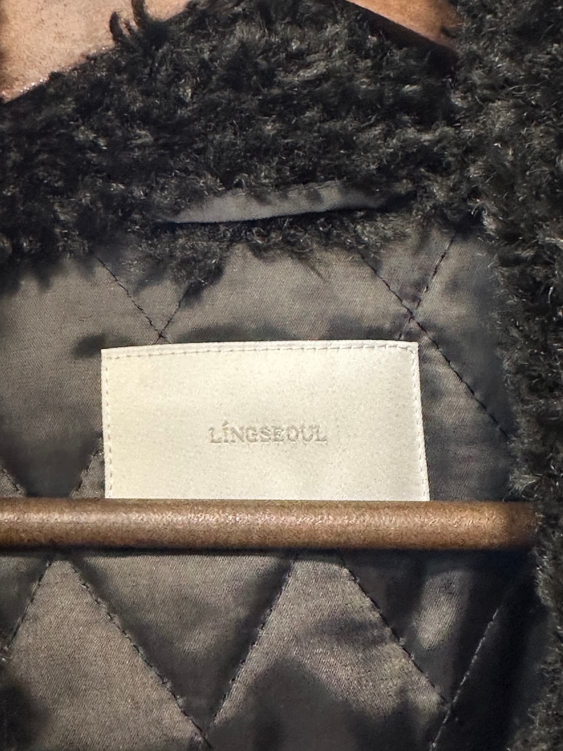 링서울 LINGSEOUL 테디 퍼 크롭 자켓 상품이미지3