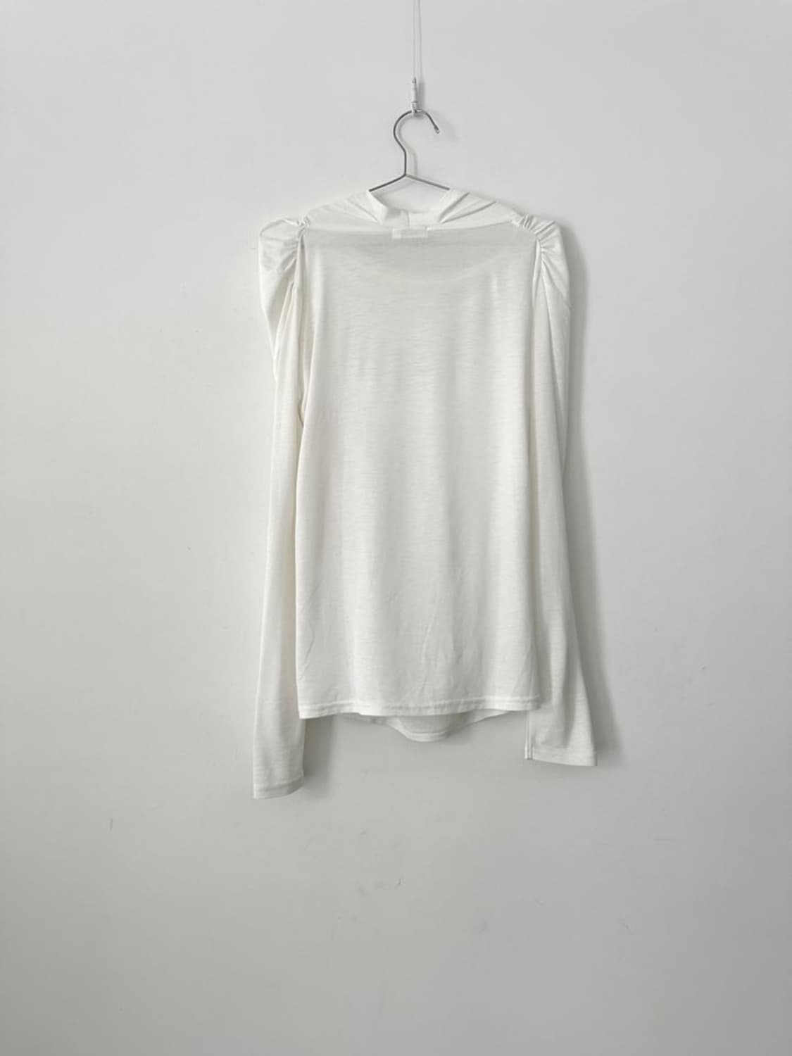 Elegance drape tencel top / white 상품이미지10