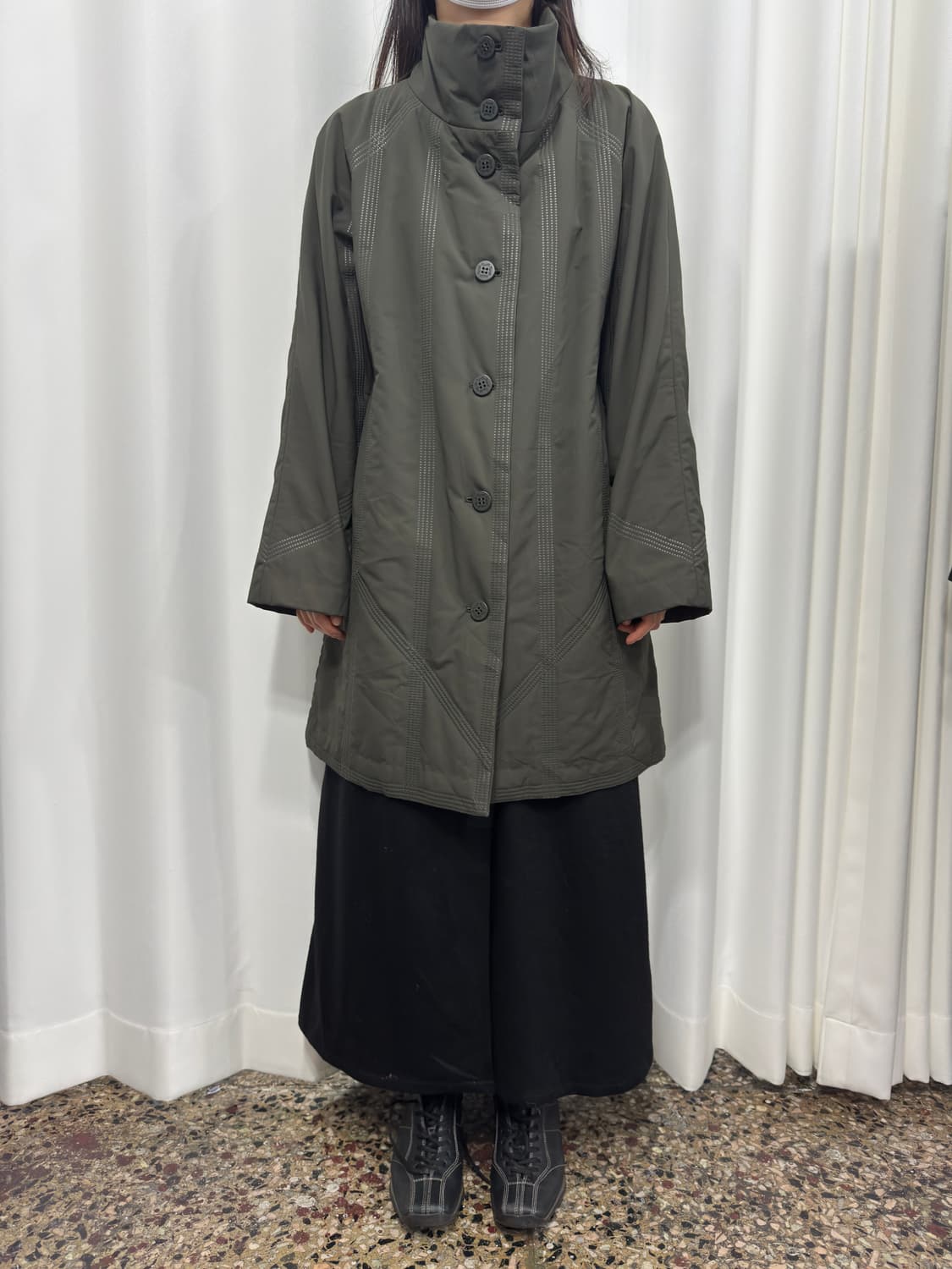 issey miyake pleats please dot line coat 상품이미지2
