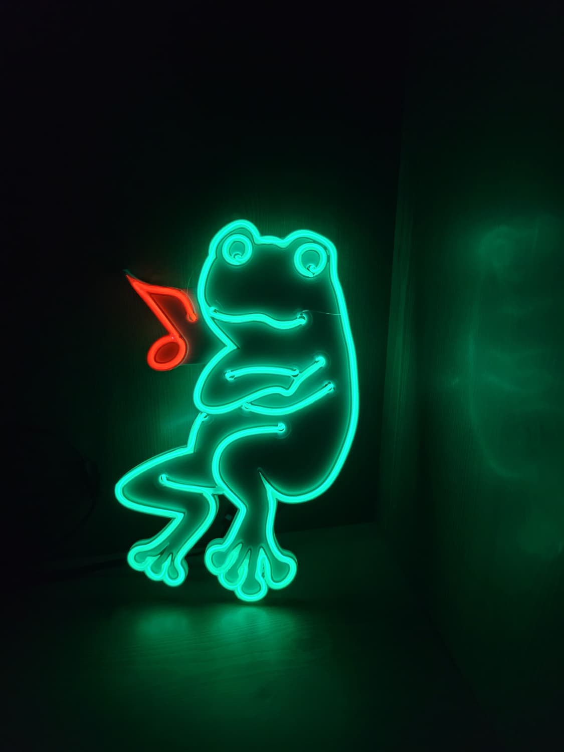 네온사인 개구리 뮤직 led 램프 조명 무드등 상품이미지4