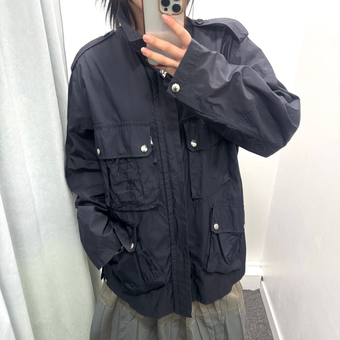 폴로 네이비 나일론 필드자켓 상품이미지2