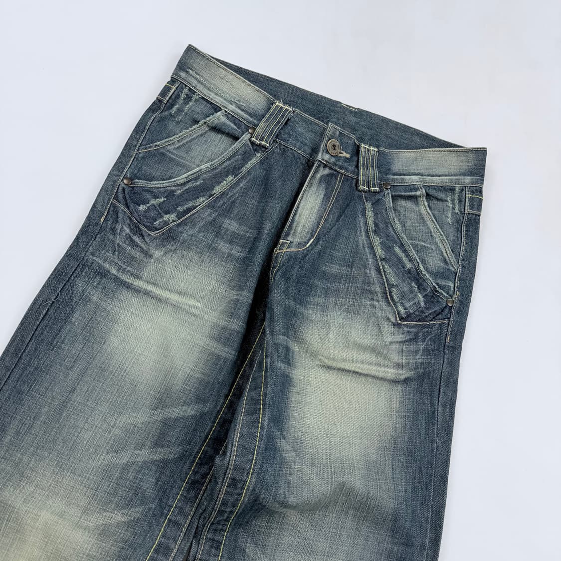 코니커니진스 빈티지 워싱 데님 팬츠 상품이미지2