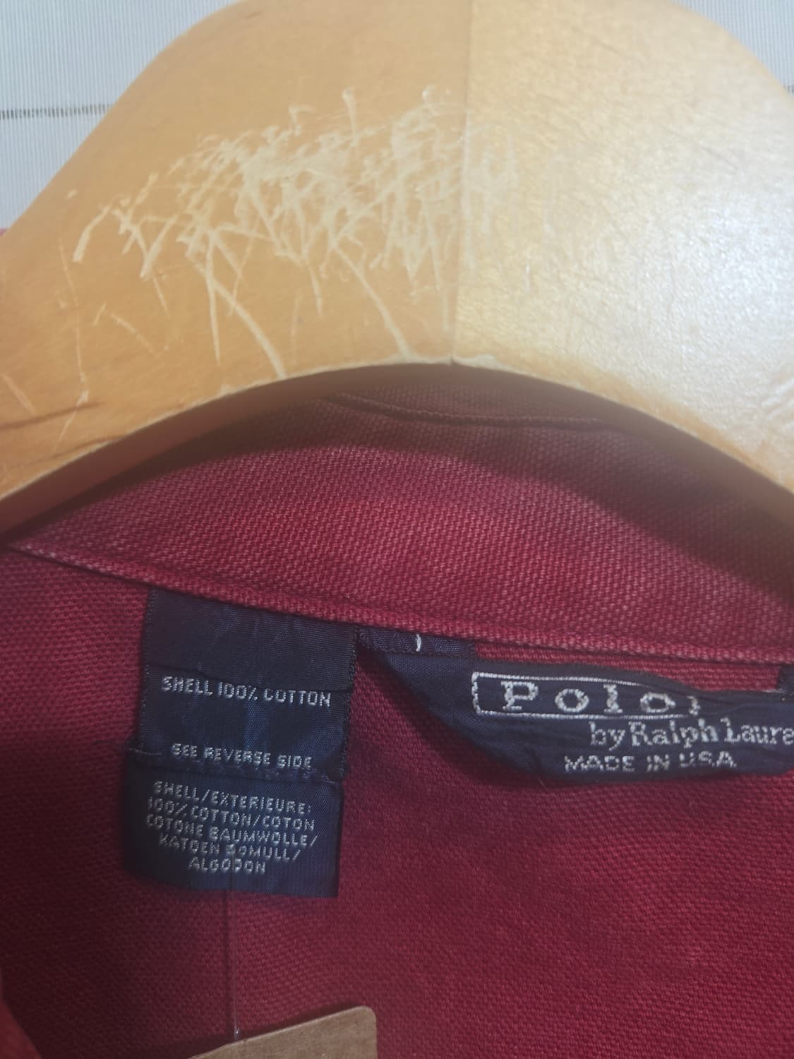 폴로 랄프로렌 레드 블루종자켓 상품이미지2