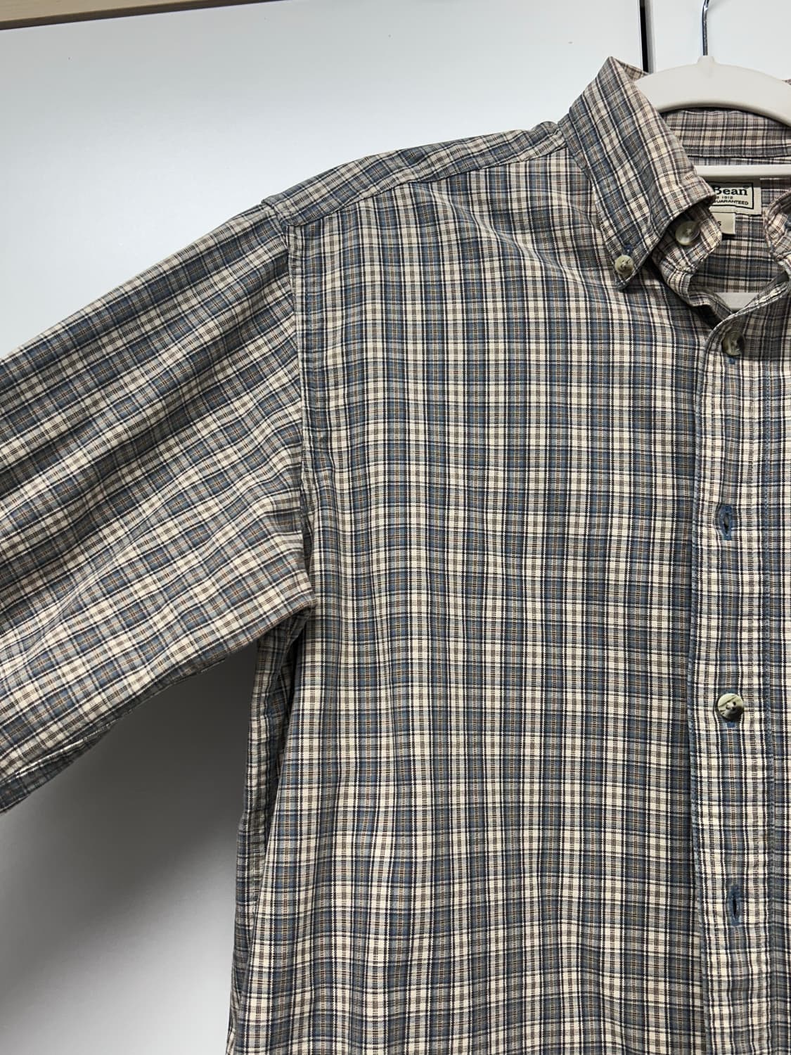 LL Bean 엘엘빈 체크셔츠 S 상품이미지2