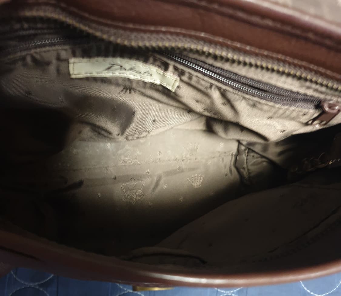 DAKOTA 빈티지 레더 버클버튼 숄더백 다크브라운 상품이미지5