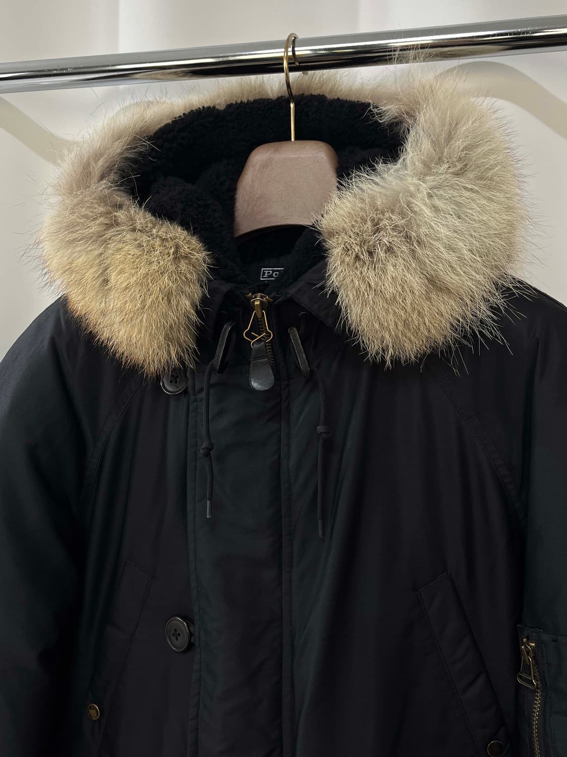 폴로 랄프로렌 N3B 블랙 코요테퍼 스노클 다운 파카 자켓 상품이미지5