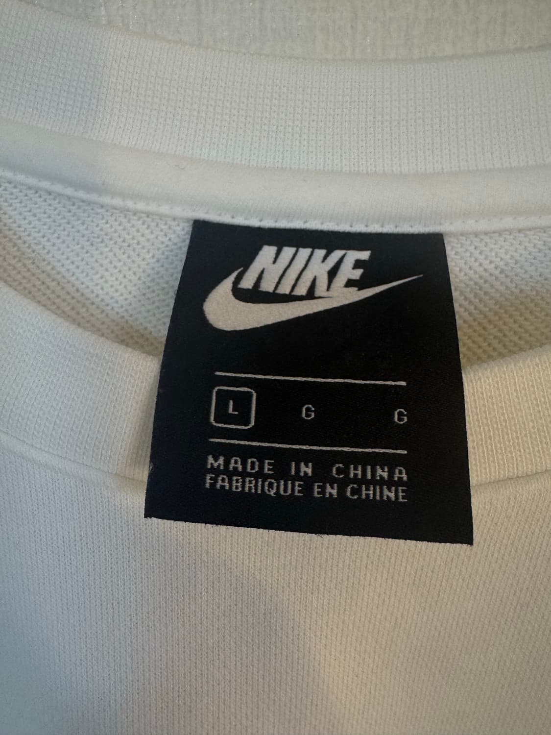 [105]나이키 T1 페이커 맨투맨 화이트 상품이미지4