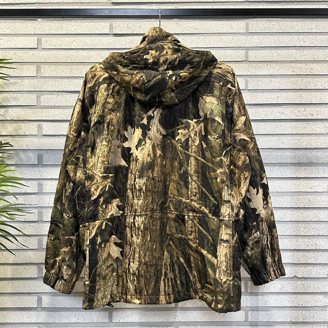 컬럼비아 리얼트리 후드 필드 자켓 기모안감 밑단 스트링 디테일 카키 상품이미지3