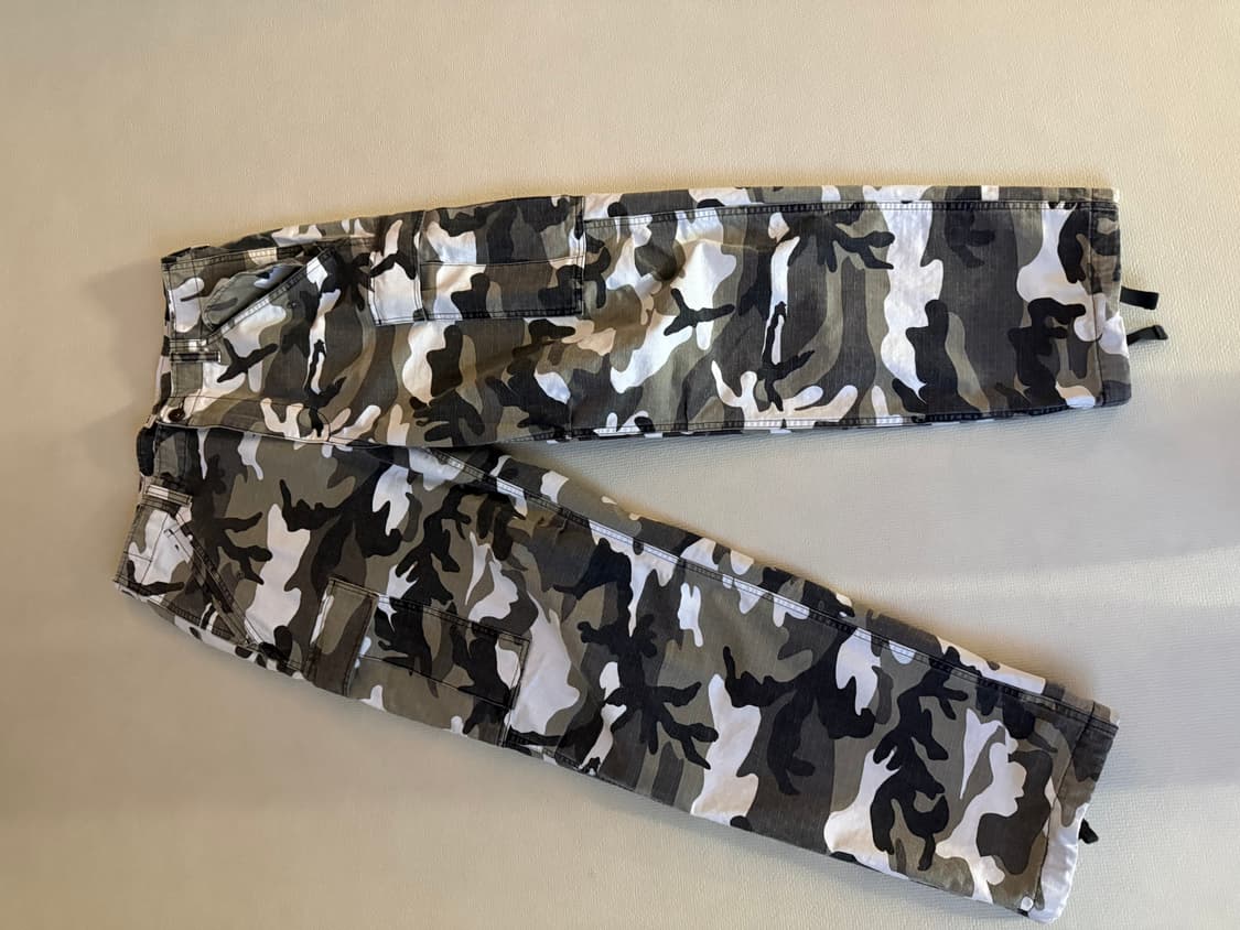 스투시 립스탑 밀리터리 카고 팬츠 스노우 카모 (Stussy Ripsto 상품이미지3