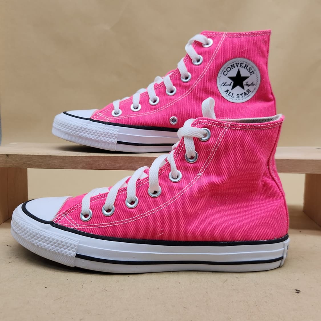 컨버스 척테일러 올스타 핑크 여성하이탑 235 상품이미지1