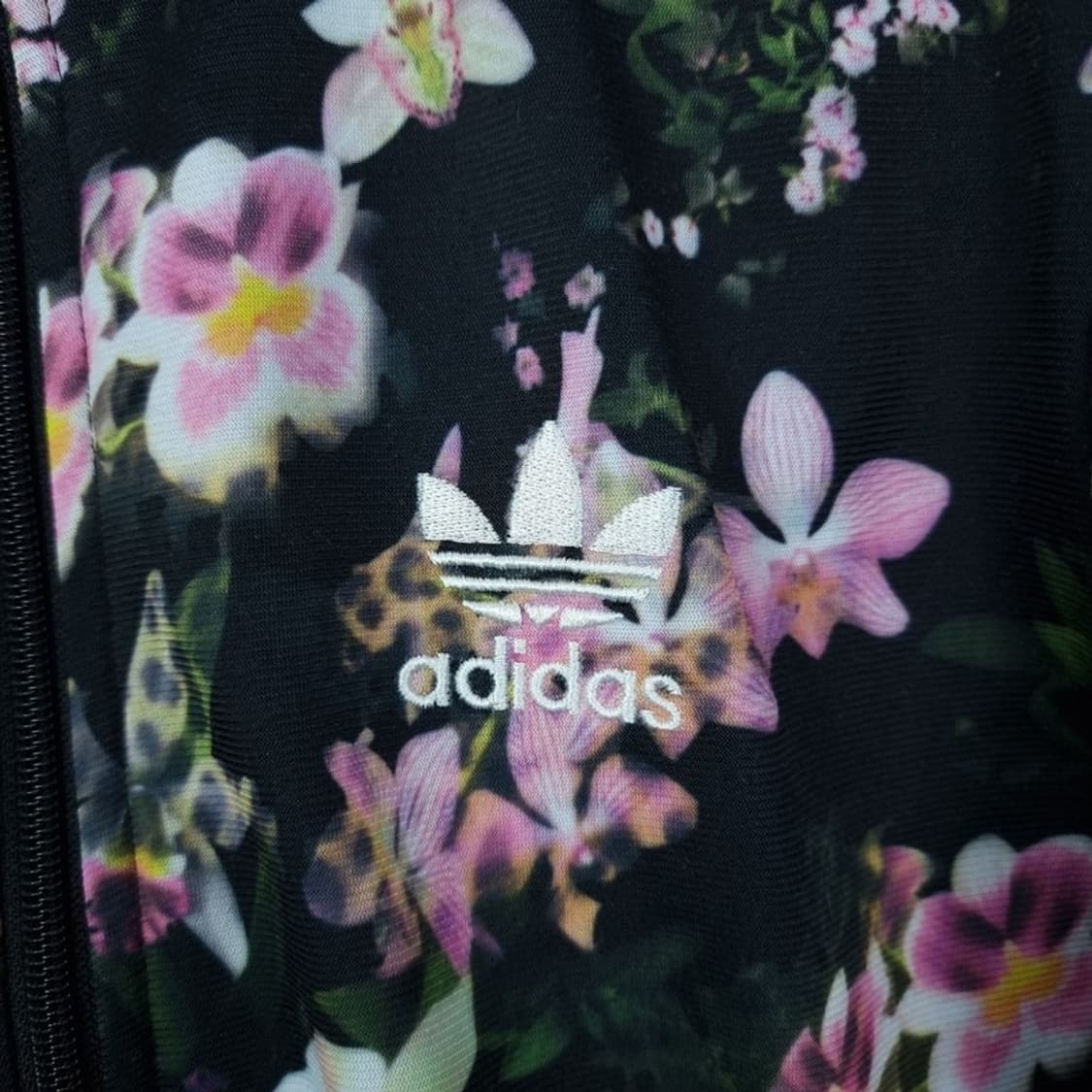 [아디다스] 플라워 패턴 파이어버드 져지 트랙탑 집업 자켓 M17057 상품이미지6