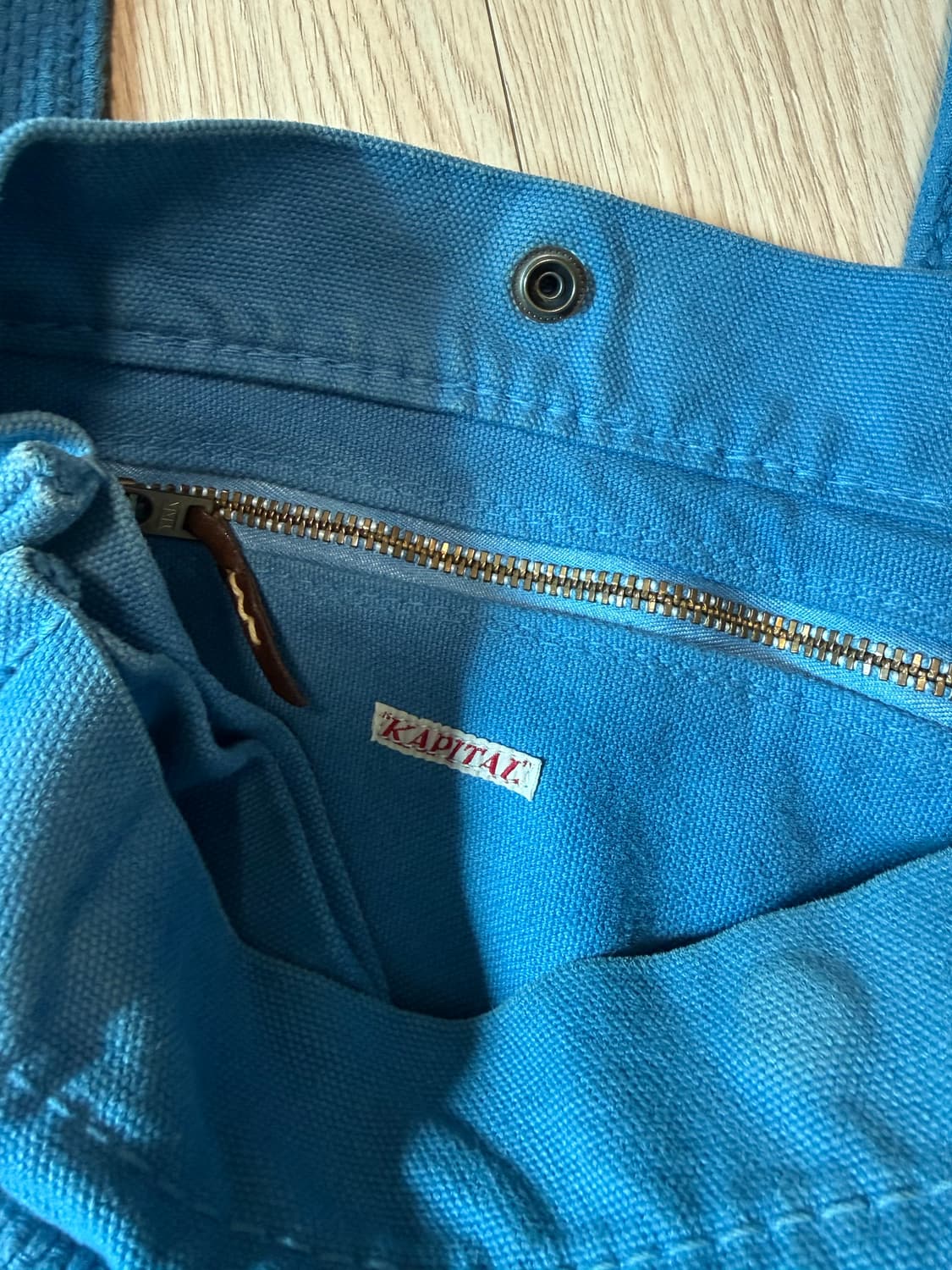 "Kapital" No.6 Blue Canvas Standard Bag 상품이미지3