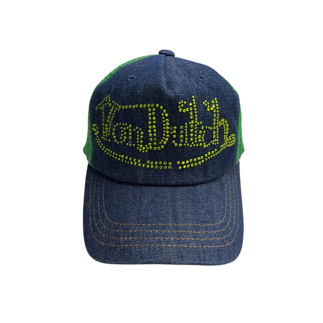 본더치 y2k 레온비즈 데님 볼캡 상품이미지5