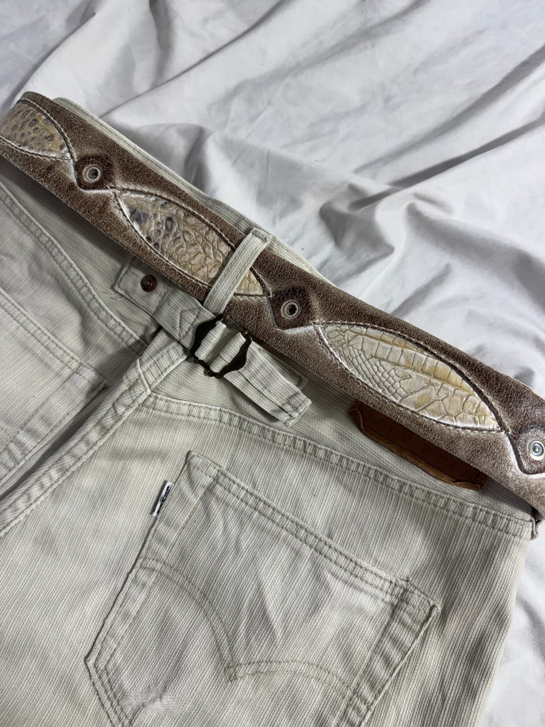 Orciani 크로커다일 레더 벨트  상품이미지3