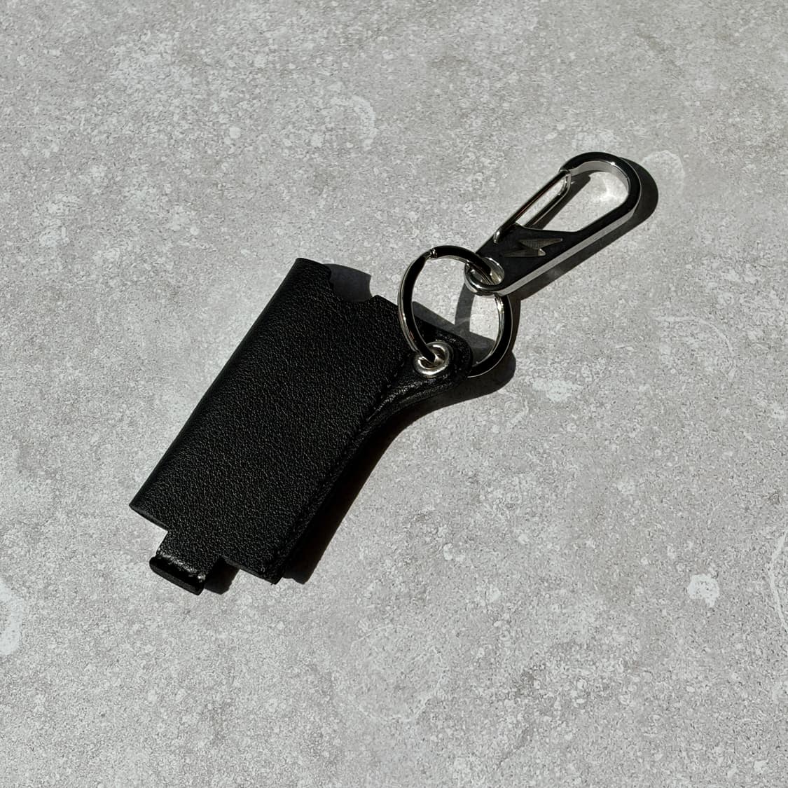 Oribell 썬더 펀칭 클립 라이터 가죽 케이스 키링 열쇠고리 상품이미지1