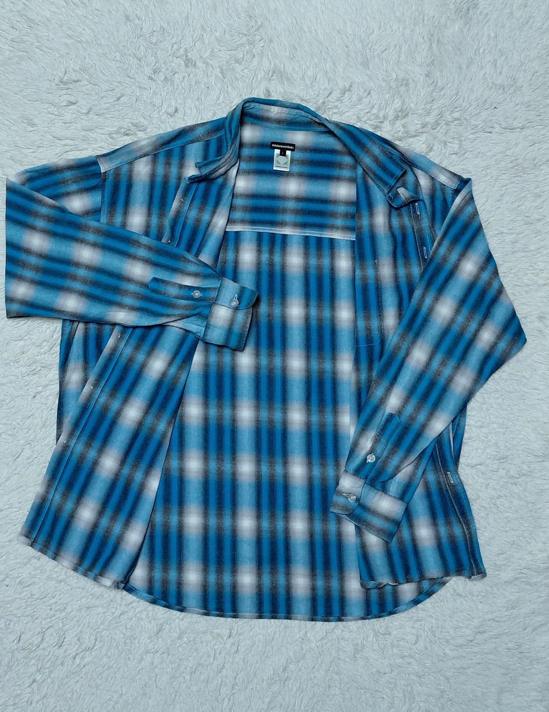 Thisisneverthat 플란넬 체크 셔츠 L 상품이미지5