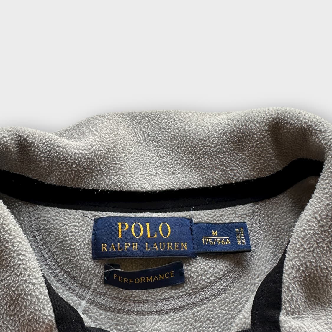 폴로 그레이 플리스 후리스 반집업 상품이미지3