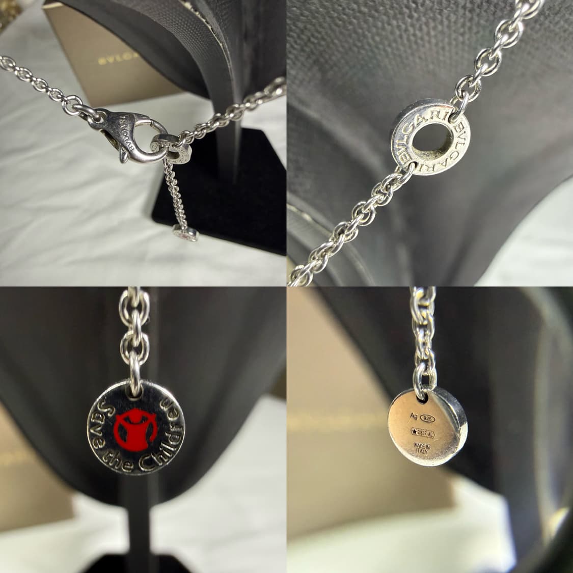 불가리 세이브 더 칠드런 네클리스 목걸이 349634 상품이미지6