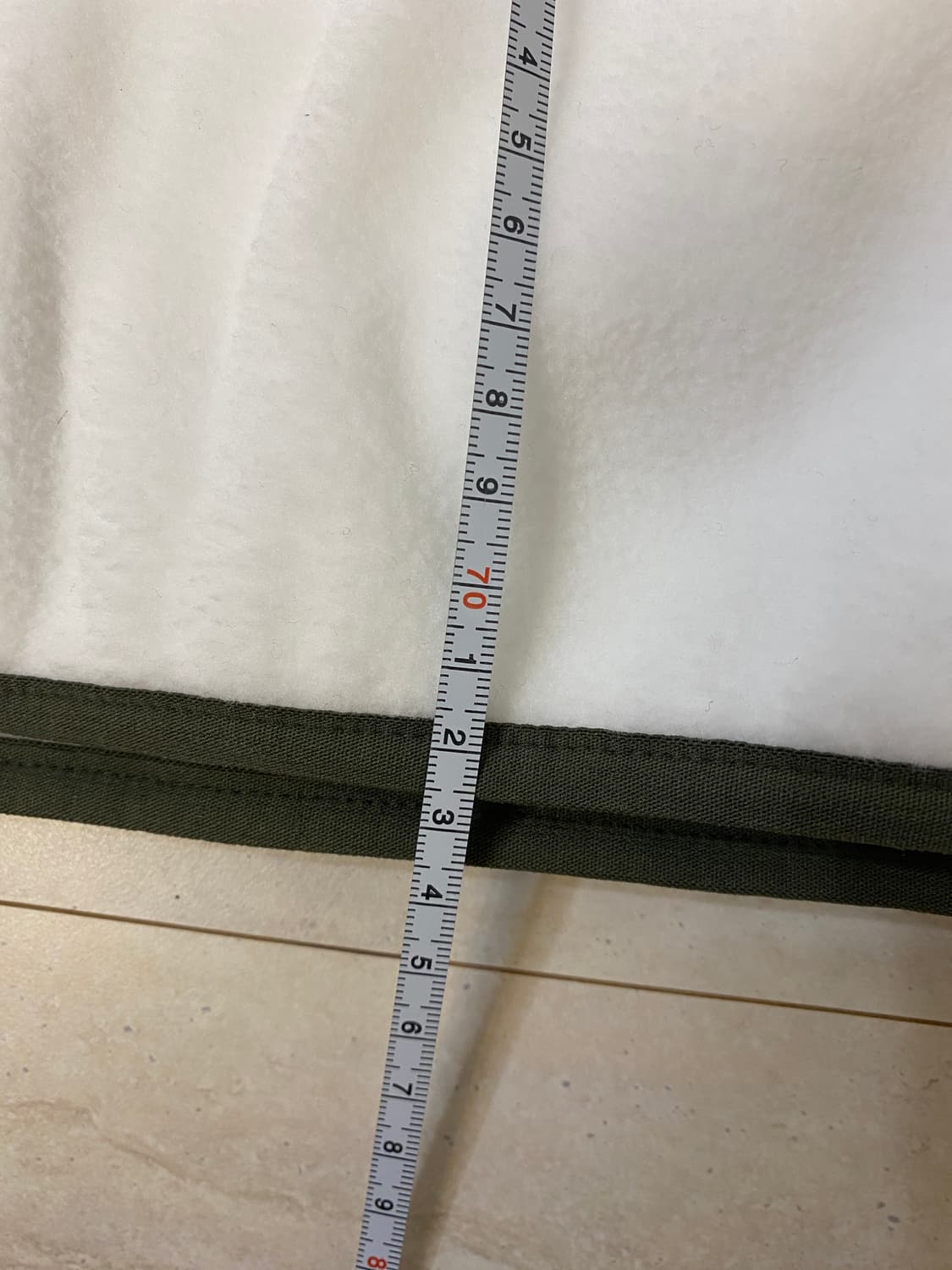 내셔널지오그래픽 흰색 플리스 집업_3XL 상품이미지5