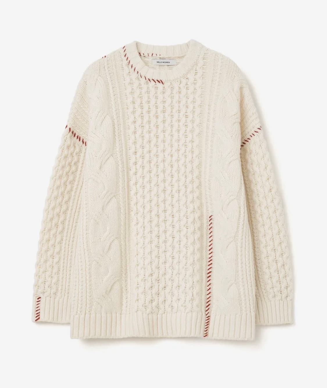 케이블 스티치 풀오버 니트 상품이미지2