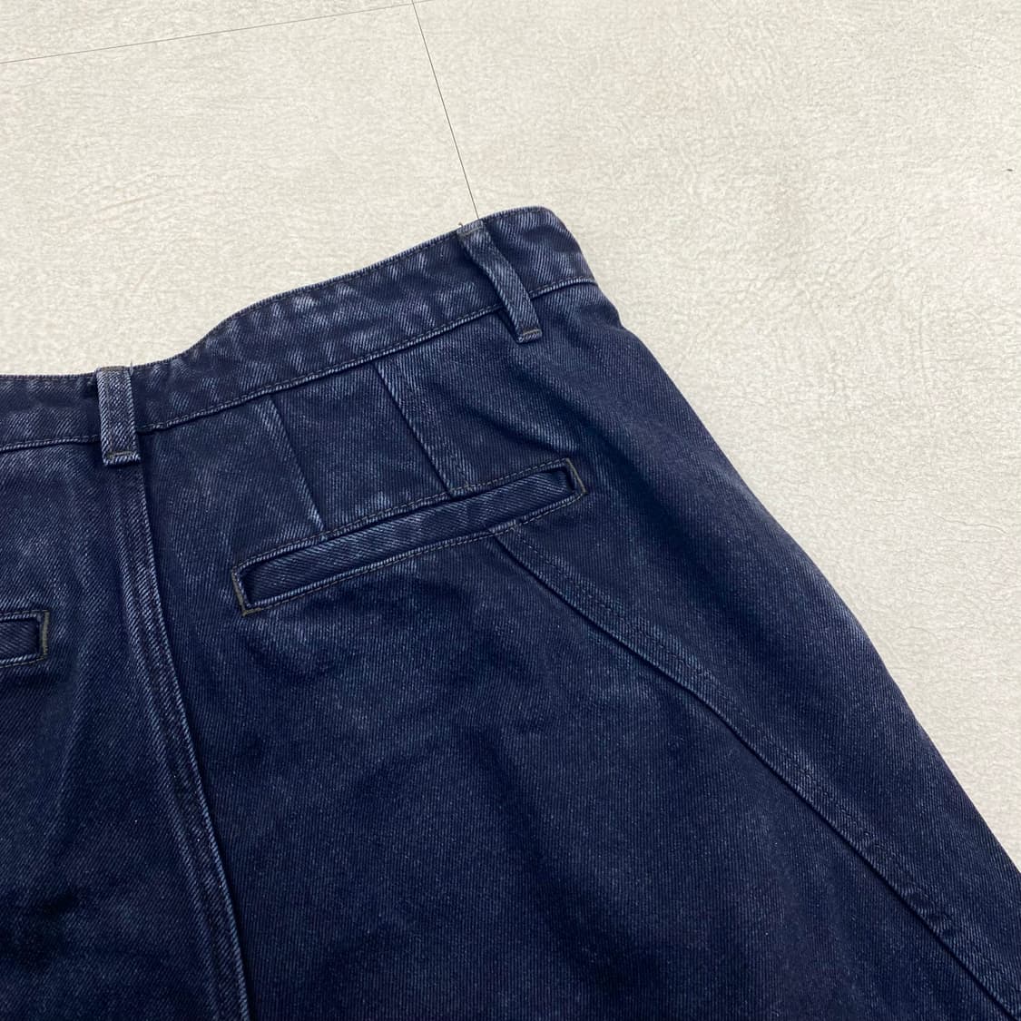 쿠어 핀턱 데님 벌룬 와이드 팬츠 (32) 상품이미지6