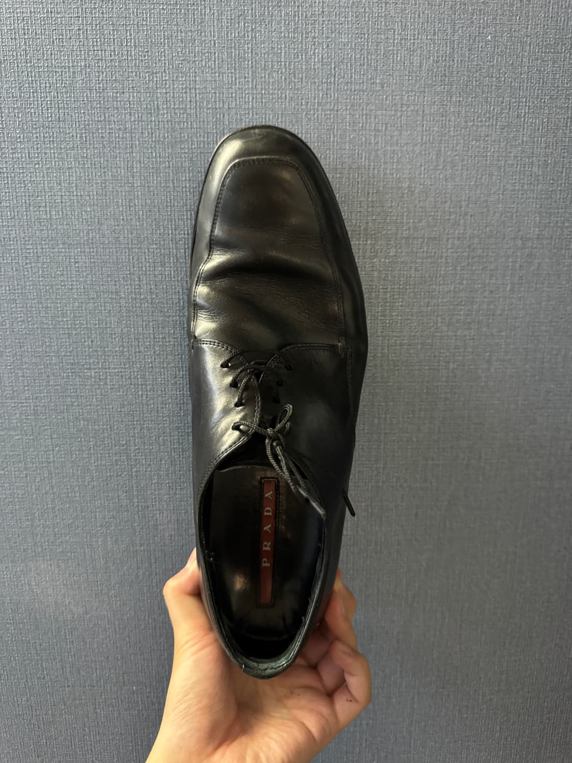 프라다 아메리칸컵 스포츠솔 레더 더비슈즈 상품이미지5