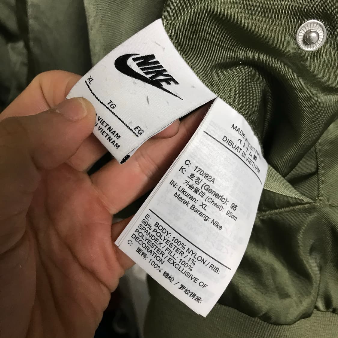 나이키 신형라인 양면 리버시블 ma-1자켓  상품이미지6