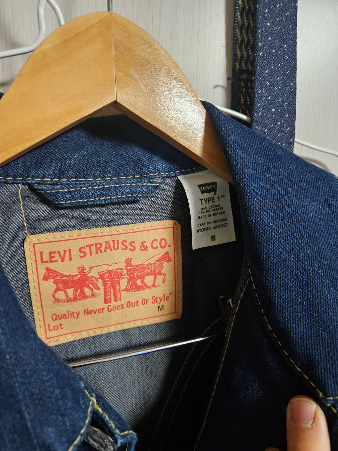 00년 리바이스 type1 셋업 상하의 판매 m/31 levis 상품이미지3