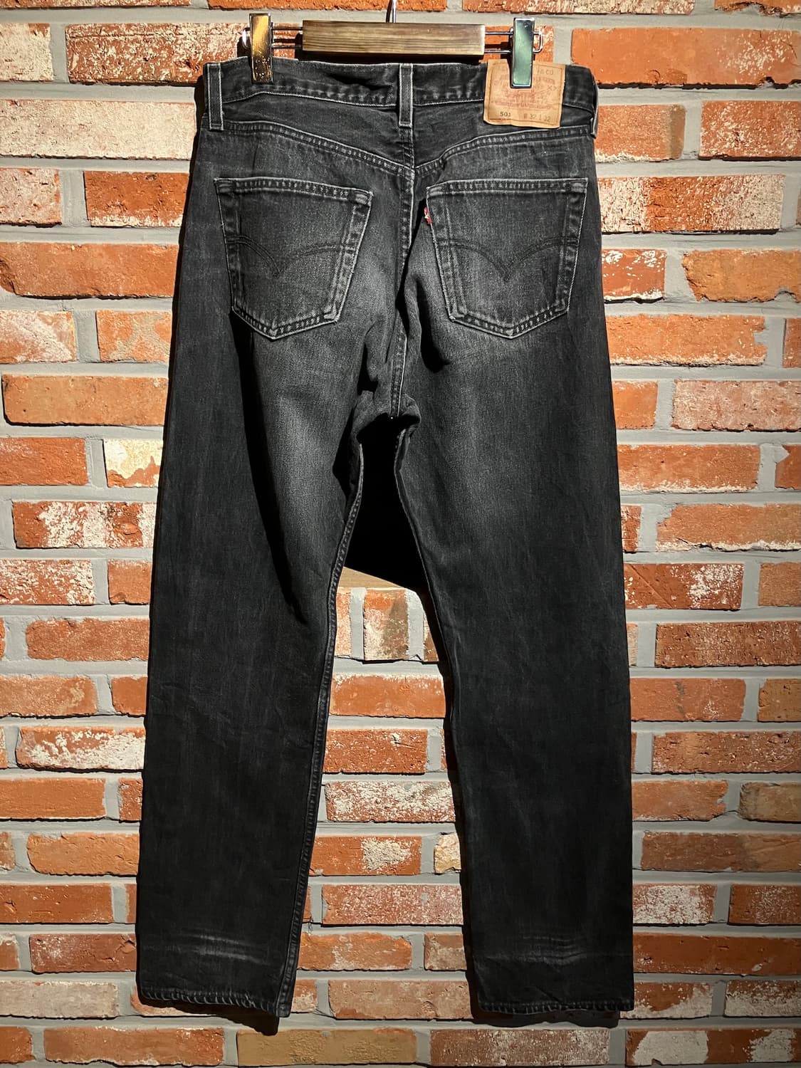 90s USA 빈티지 리바이스 501 블랙 데님 팬츠 상품이미지5