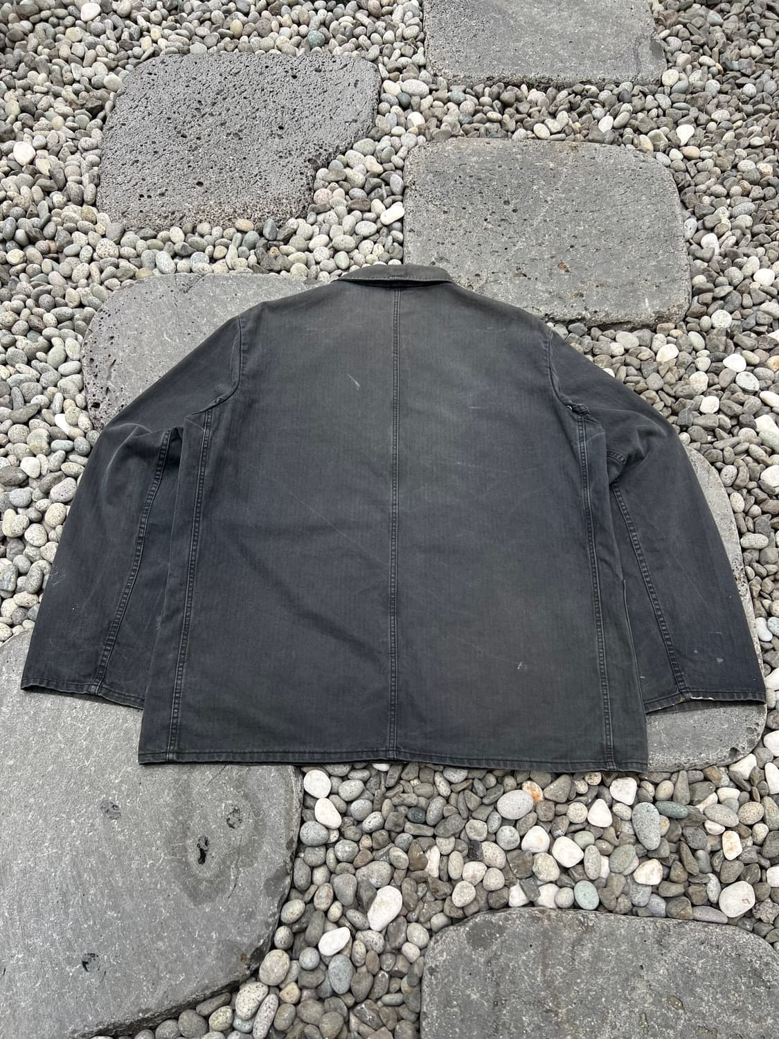 HARD FADED BLACK HBT 헤링본블랙프렌치워크자켓 상품이미지2