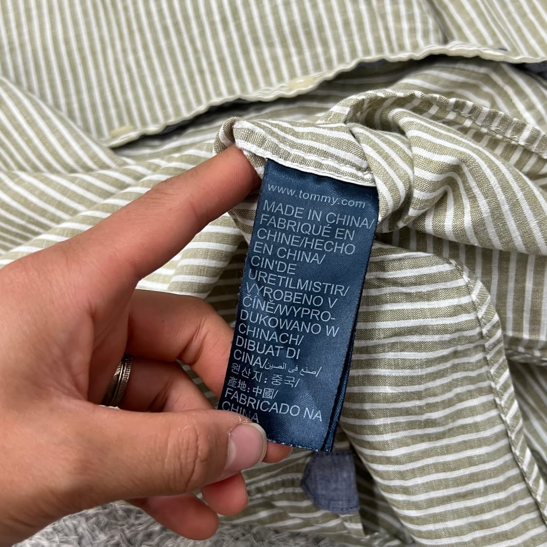 [95] 타미힐피거 린넨셔츠 상품이미지4