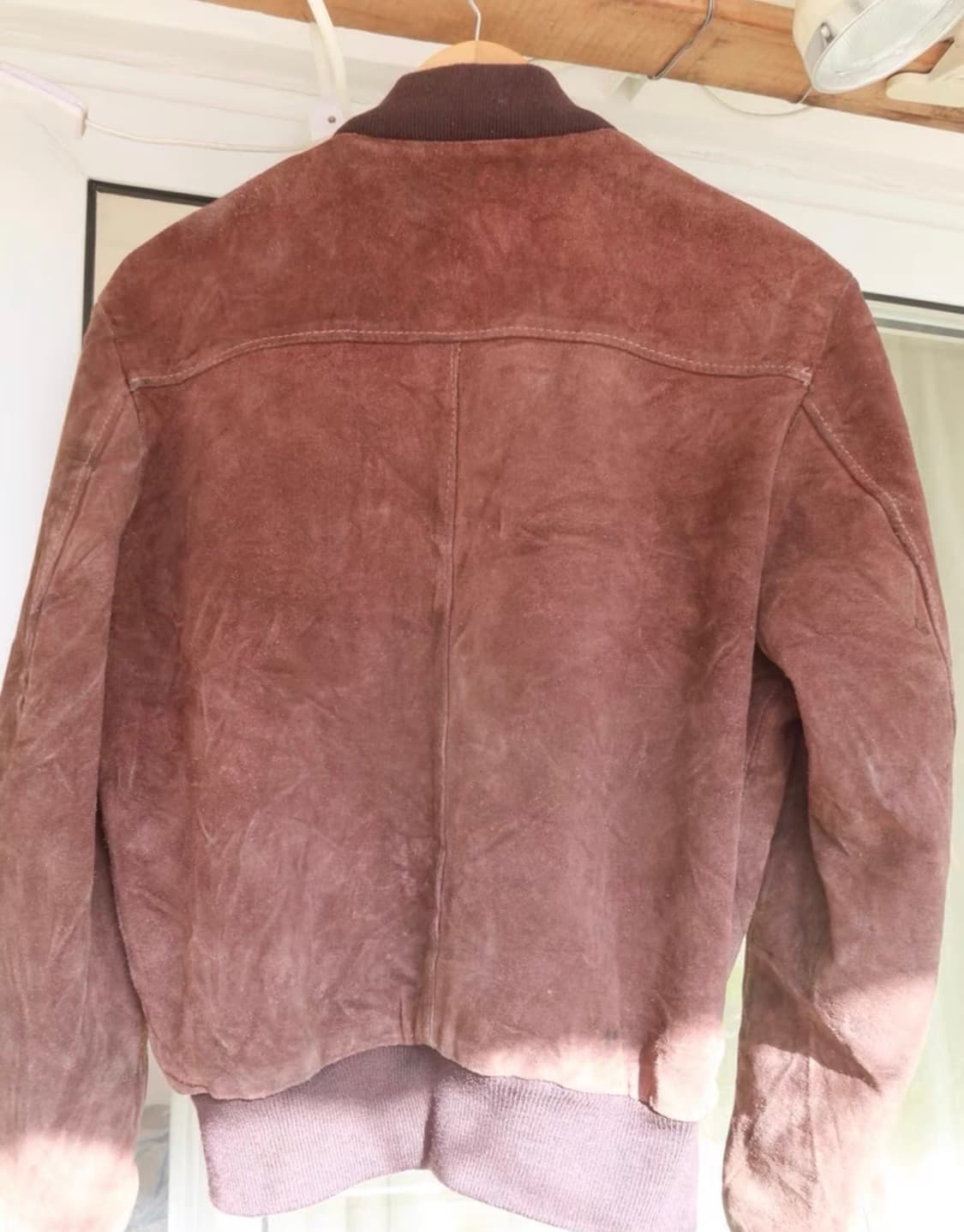  [Schott NYC] 빈티지 스웨이드 레더 자켓 327 모델 상품이미지4