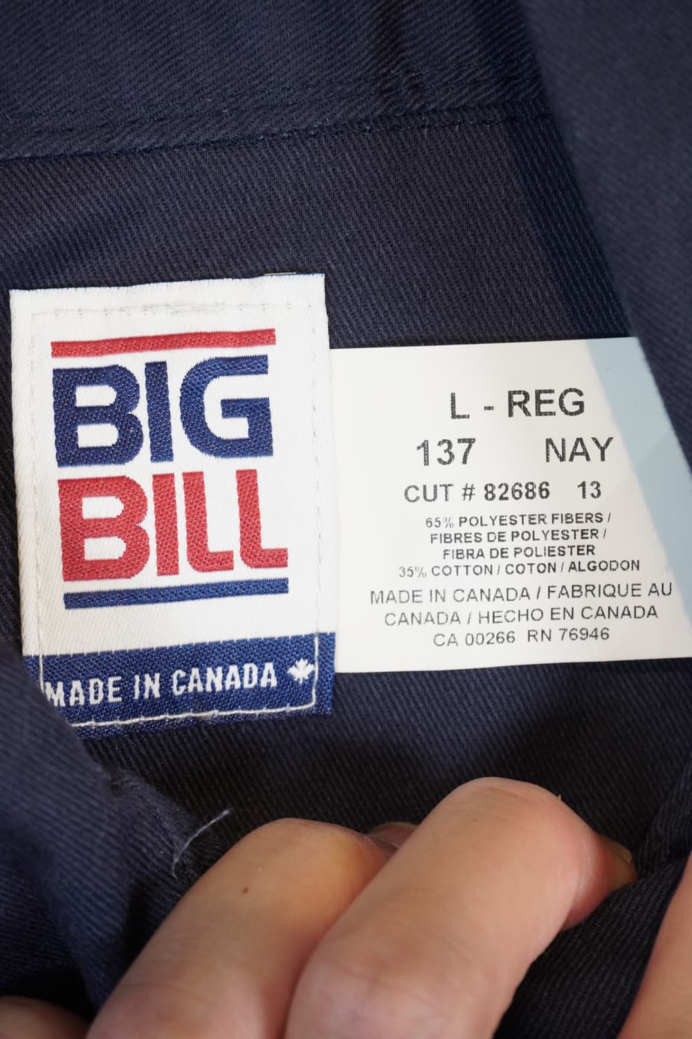 80s 빅빌 빈티지 워크셔츠  MAde in Canada 상품이미지9