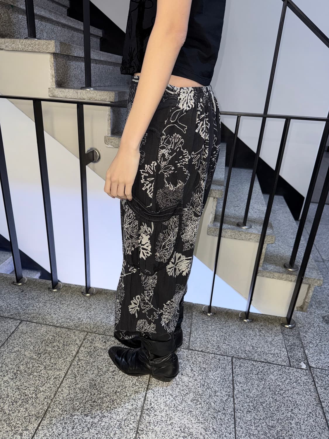 ethnic flower easy pants 상품이미지4