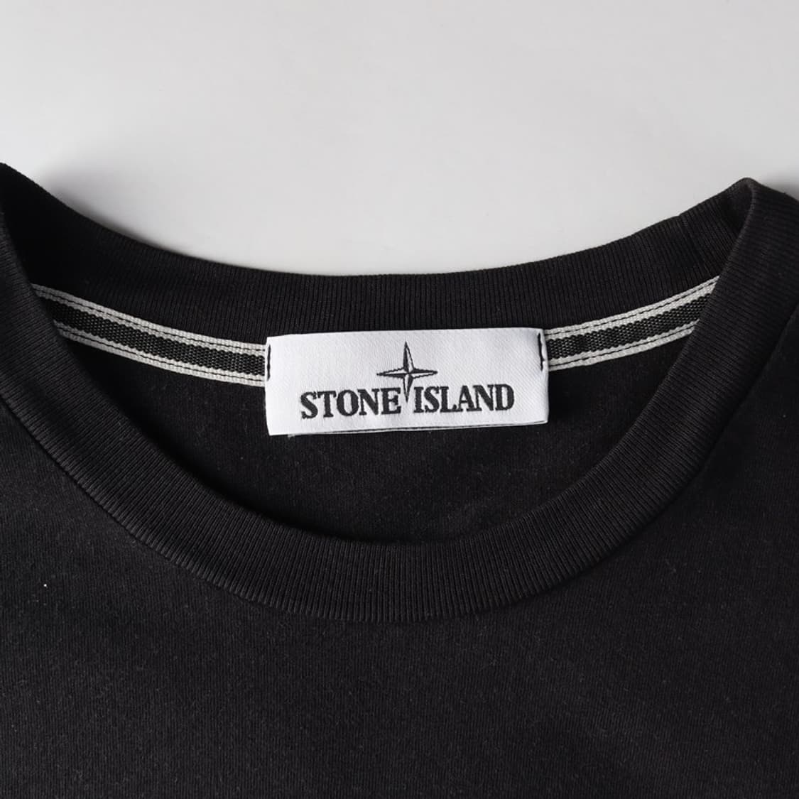 스톤아일랜드 빅 컴파스 로고 블랙 반팔 M 상품이미지5