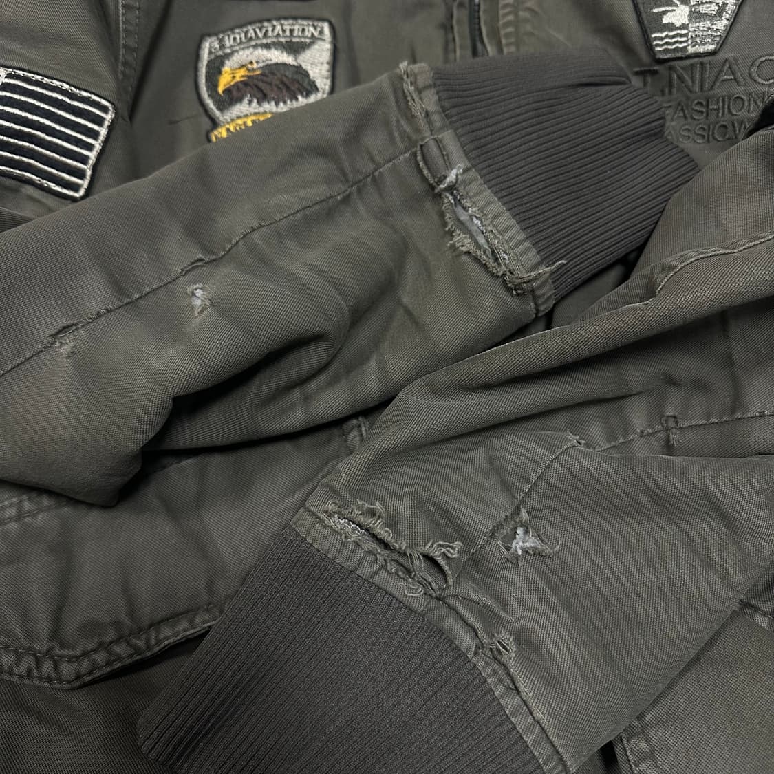 ✨ (바배) USA 밀리터리 항공 점퍼 자켓 상품이미지6