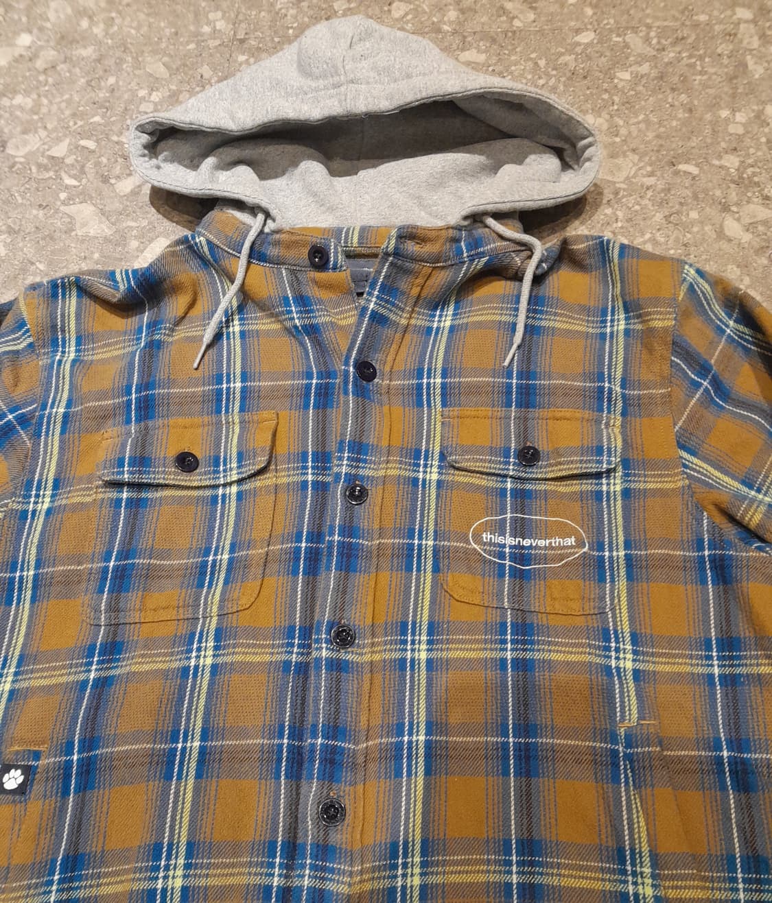 💥디스이즈네버댓 체크 후드 (M)    상품이미지5