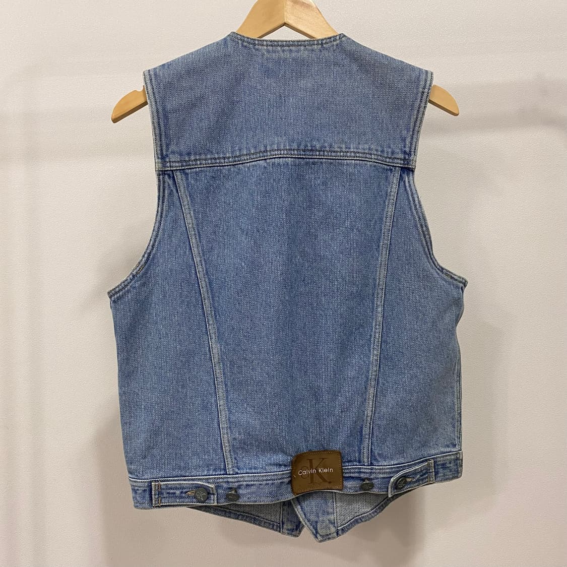90s CK 캘빈클라인 헌팅 데님 베스트 상품이미지2